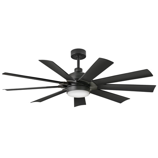 Turbine 60" LED Smart Fan - Matte Black