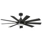 Turbine 60" LED Smart Fan - Matte Black