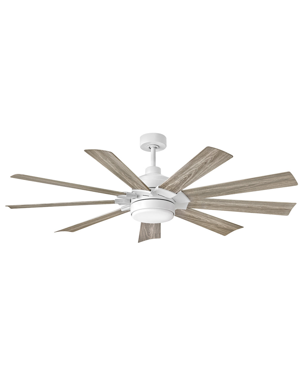 Turbine 60" LED Smart Fan - Chalk White