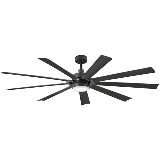 Turbine 80" LED Smart Fan - Matte Black