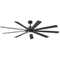 Turbine 80" LED Smart Fan - Matte Black