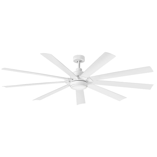 Turbine 80" LED Smart Fan - Chalk White