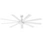 Turbine 80" LED Smart Fan - Chalk White