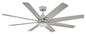 Concur 66" LED Smart Fan - Brushed Nickel