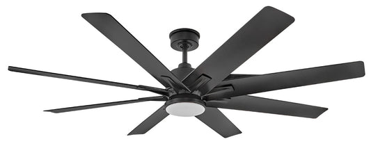 Concur 66" LED Smart Fan - Matte Black