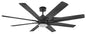 Concur 66" LED Smart Fan - Matte Black