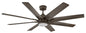 Concur 66" LED Smart Fan - Metallic Matte Bronze