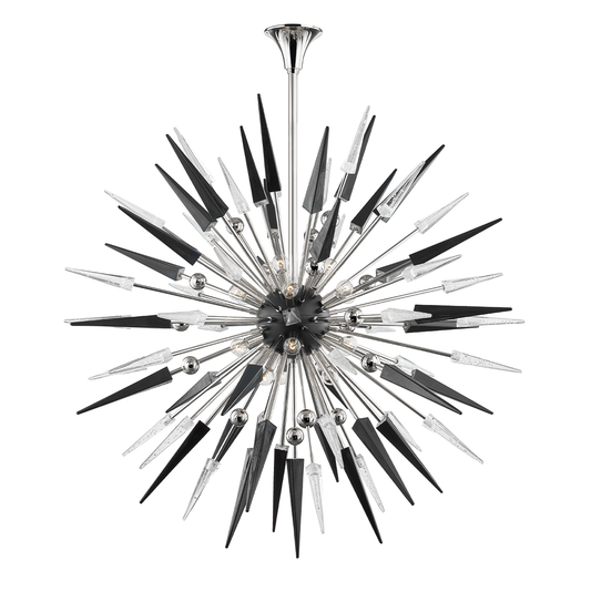 Sparta Chandelier with Polished Nickel Finish