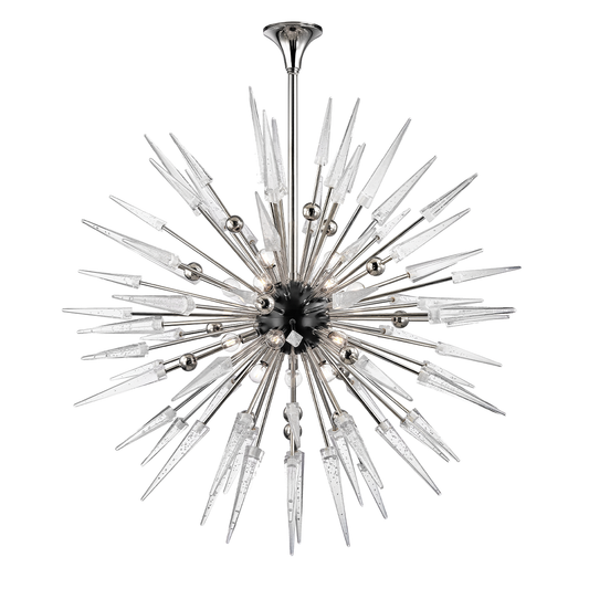 Sparta Chandelier with Polished Nickel Finish
