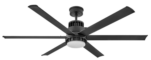 Draftsman 60" LED Smart Fan - Matte Black