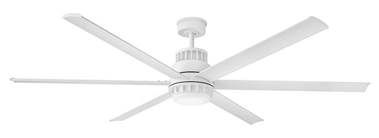 Draftsman 72" LED Smart Fan - Matte White