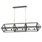 Bedford Hills Linear with Aged Brass/black Finish
