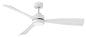 Iver 56" LED Dual Mount Smart Fan - Matte White