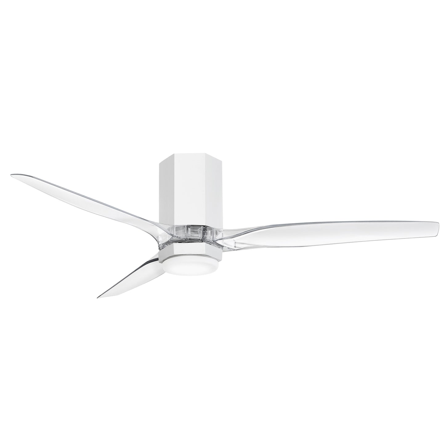 Facet 52" LED Smart Fan - Matte White