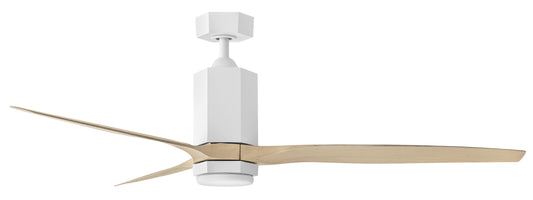 Facet 60" LED Dual Mount Smart Fan - Matte White