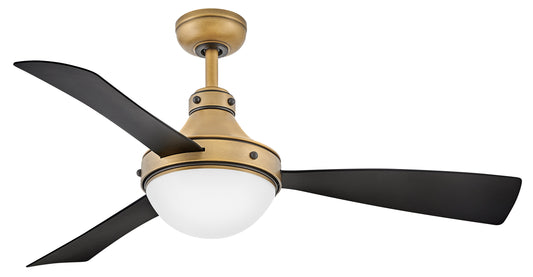Oliver 50" LED Smart Fan - Heritage Brass