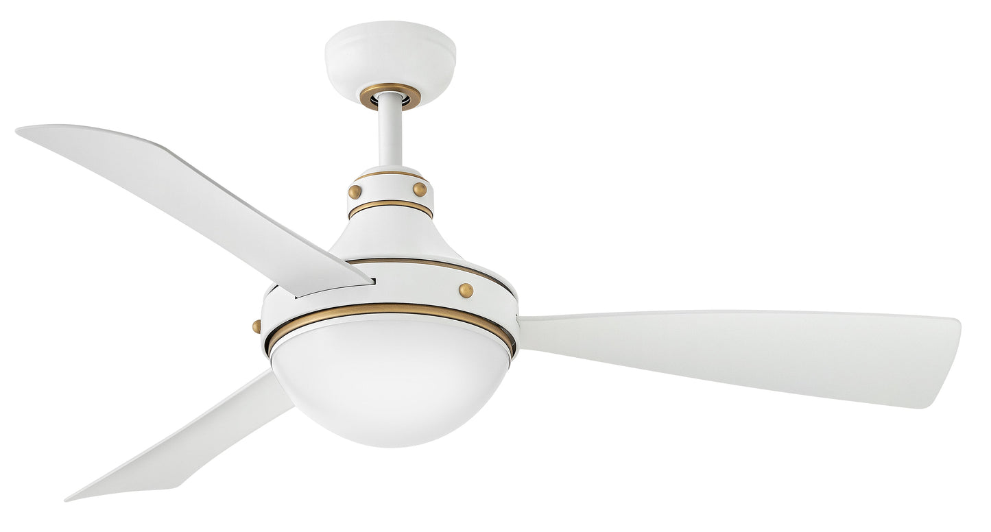 Oliver 50" LED Smart Fan - Matte White
