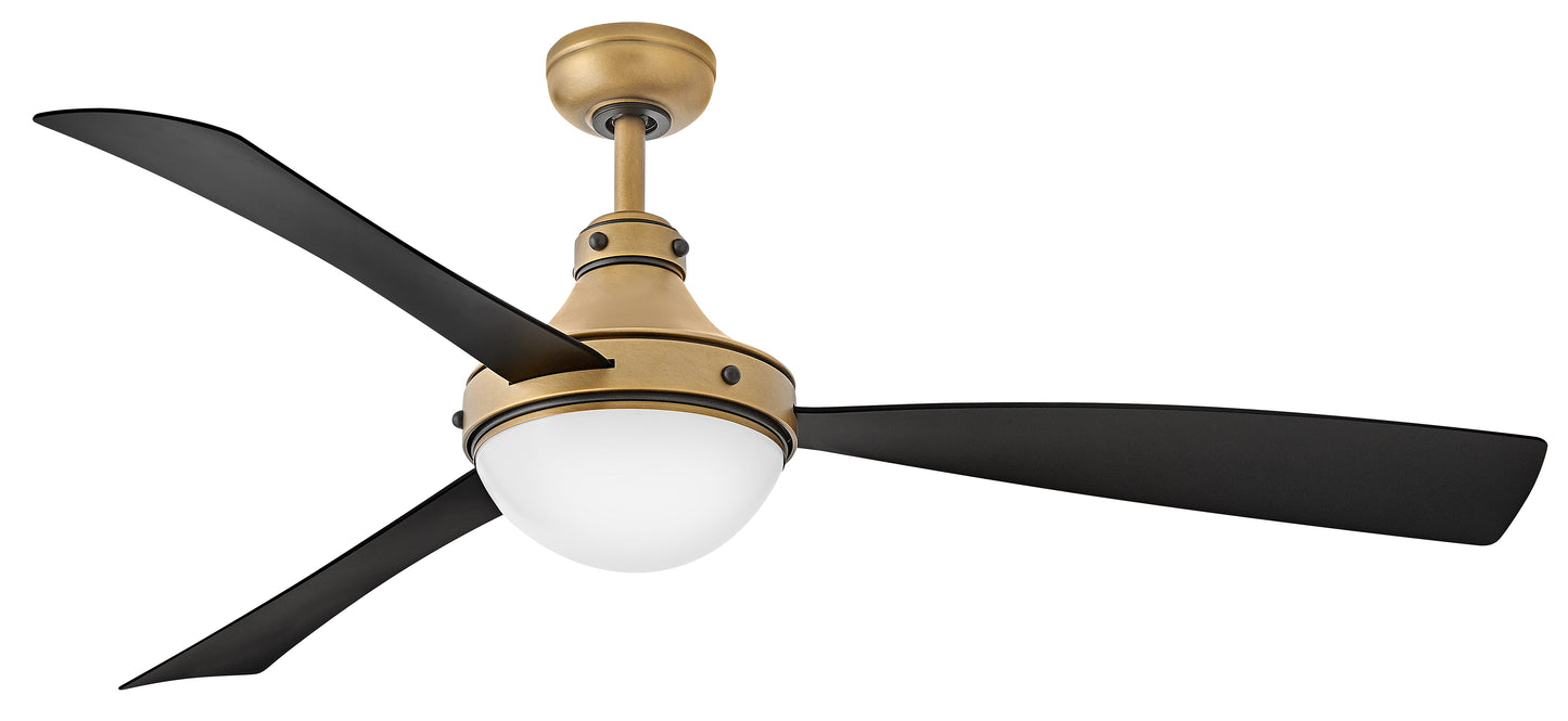 Oliver 62" LED Smart Fan - Heritage Brass