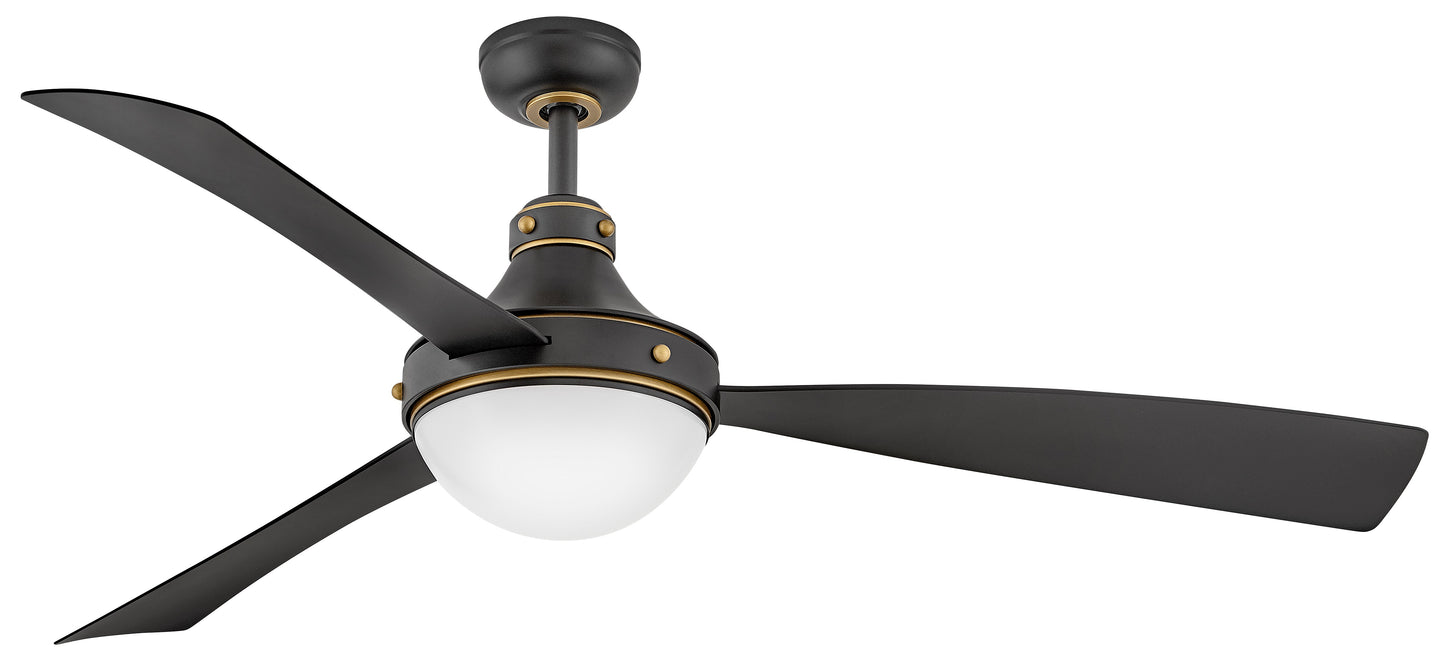 Oliver 62" LED Smart Fan - Matte Black