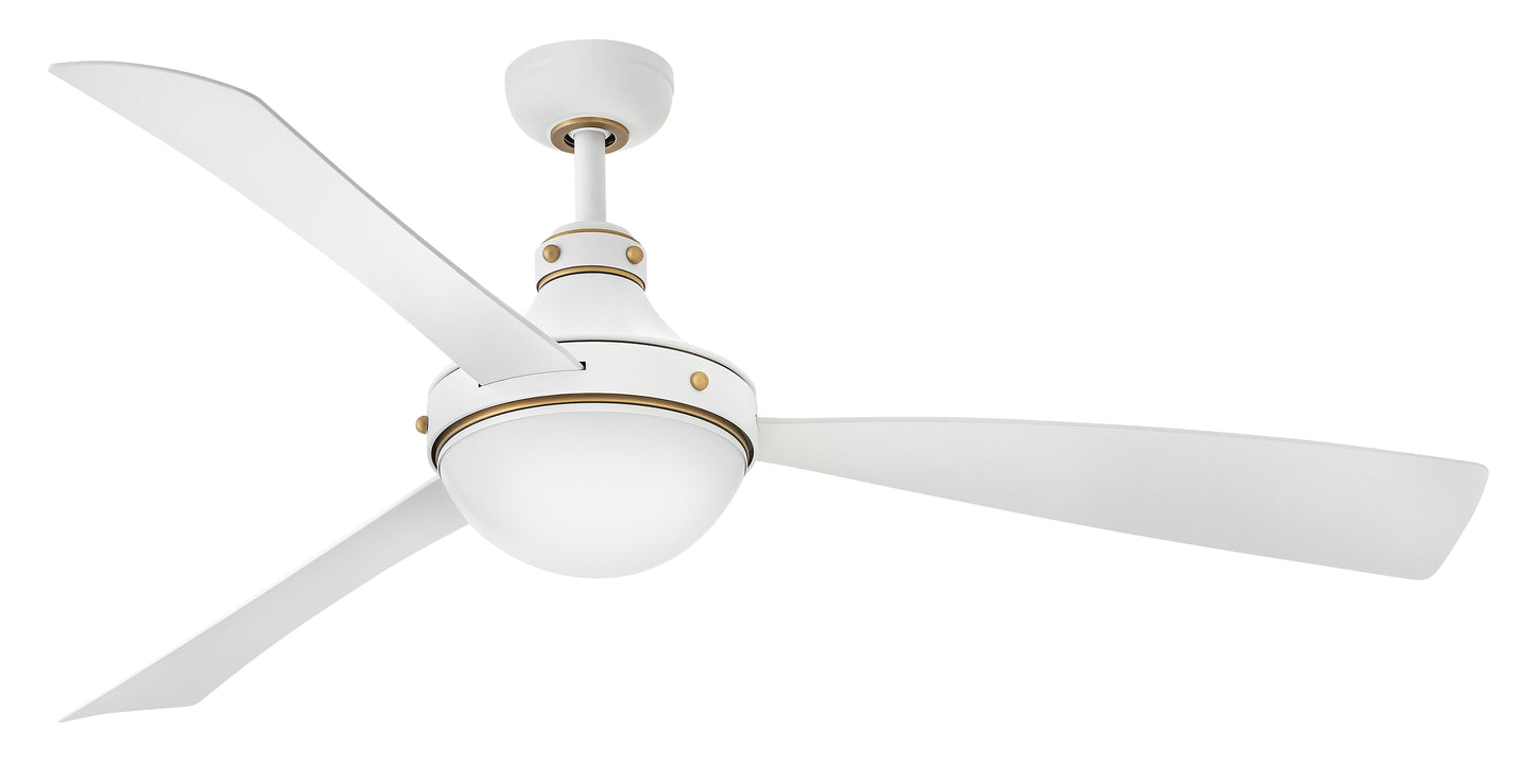 Oliver 62" LED Smart Fan - Matte White