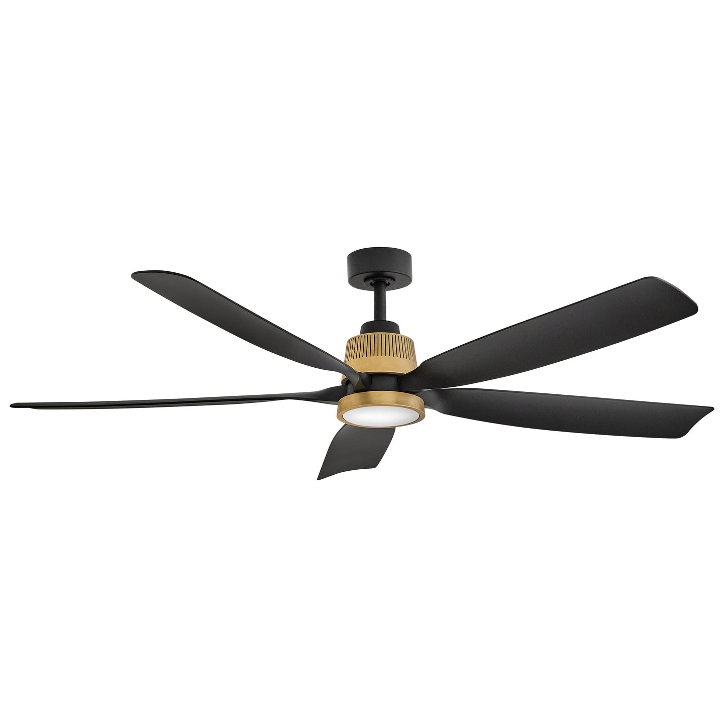 Bodin 64" LED Smart Fan - Heritage Brass