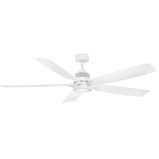 Bodin 64" LED Smart Fan - Matte White