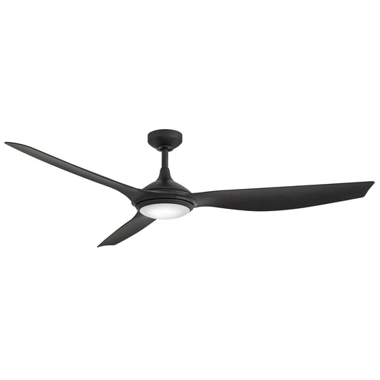 Talan 64" LED Smart Fan - Matte Black