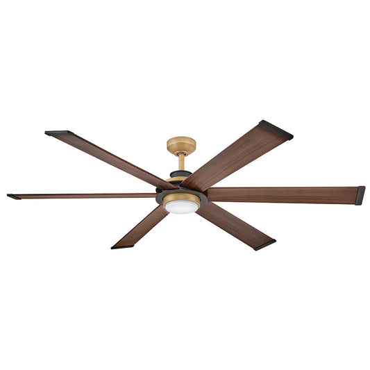 Andros 64" LED Smart Fan - Heritage Brass