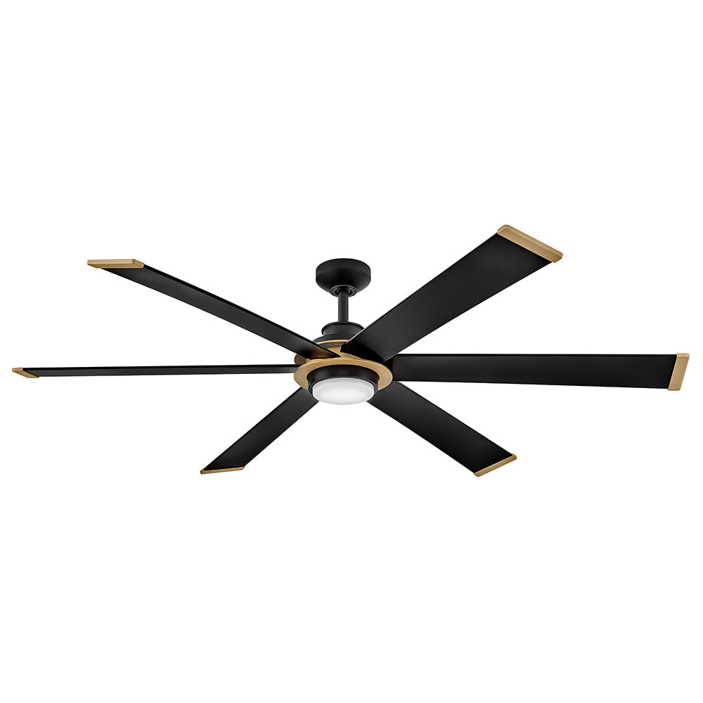 Andros 64" LED Smart Fan - Matte Black
