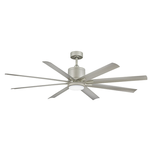 Vantage 66" LED Smart Fan - Brushed Nickel