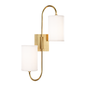 Junius Wall Sconce with Aged Brass Finish