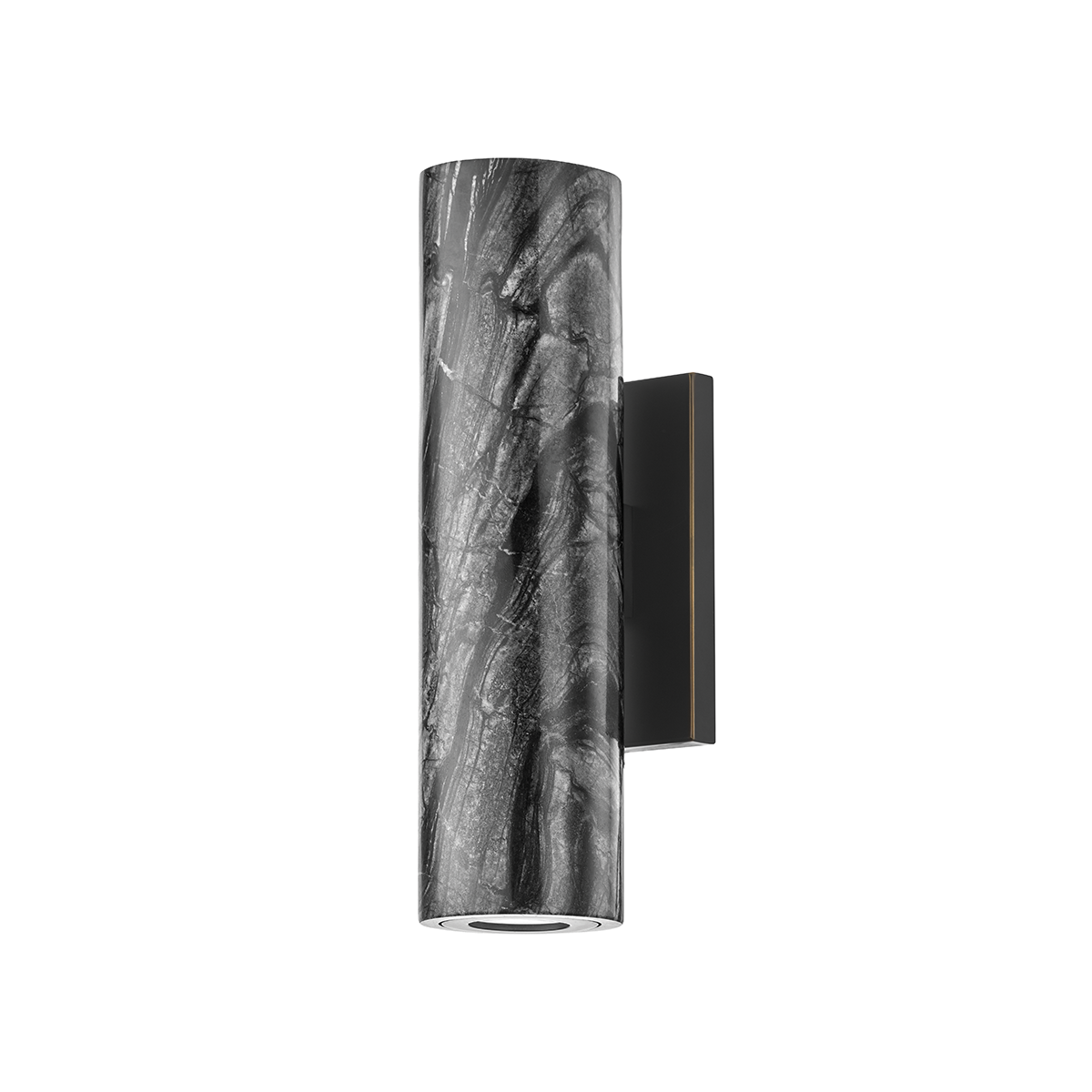 Predock Wall Sconce with Black Brass Finish