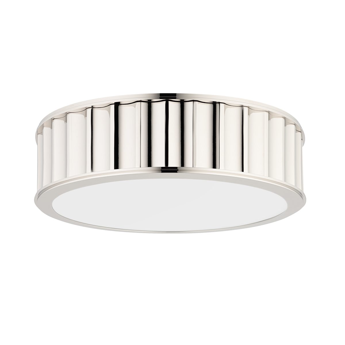 Middlebury Flush Mount with Polished Nickel Finish