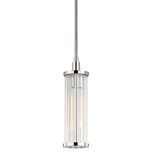 Marley Pendant with Polished Nickel Finish