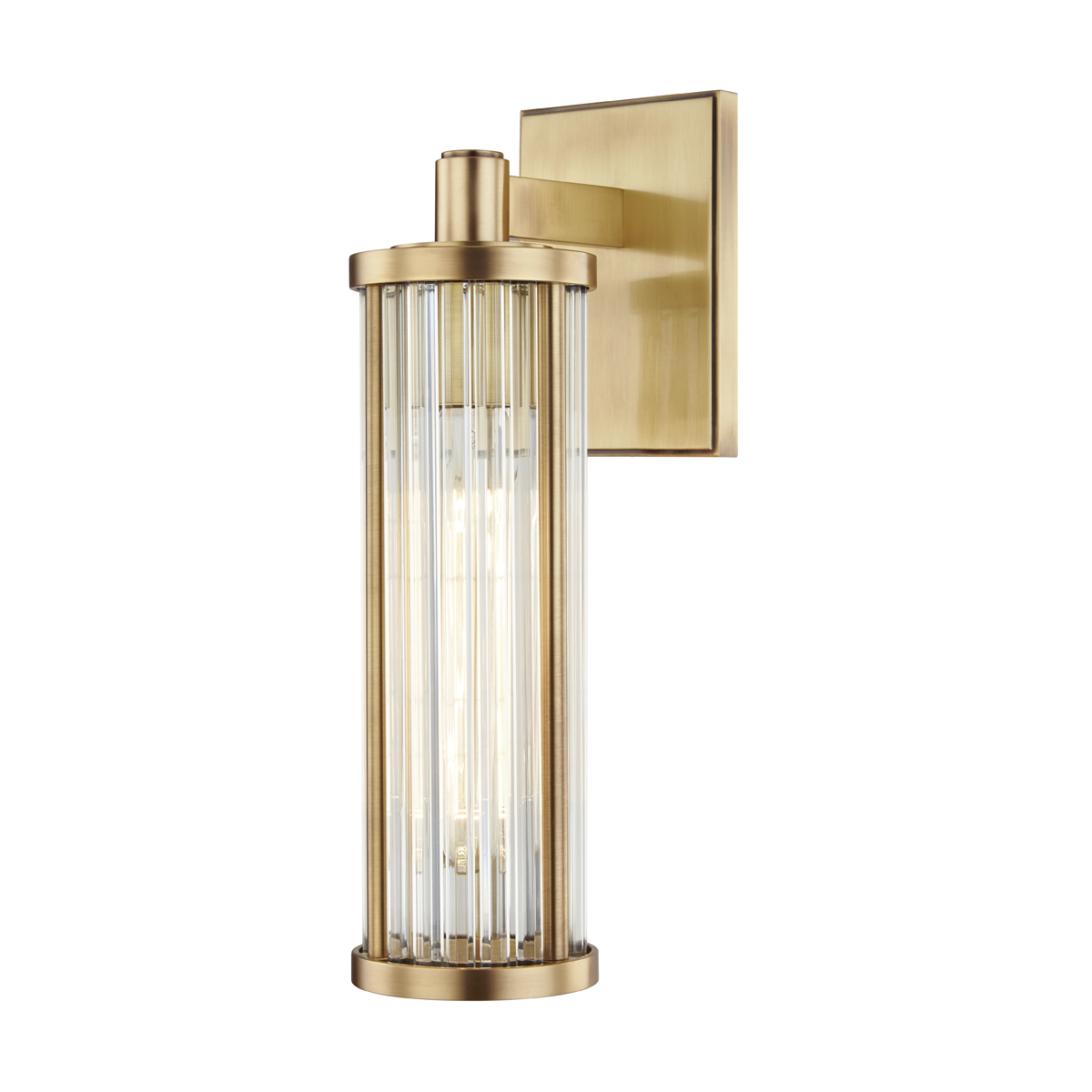 Marley Wall Sconce with Aged Brass Finish