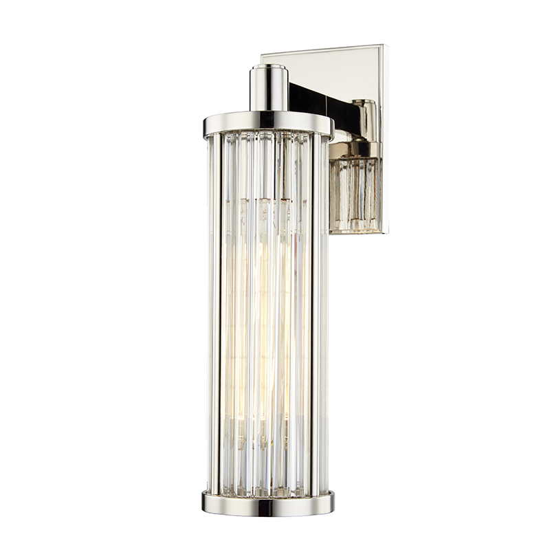 Marley Wall Sconce with Polished Nickel Finish
