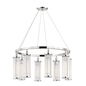 Marley Chandelier with Polished Nickel Finish