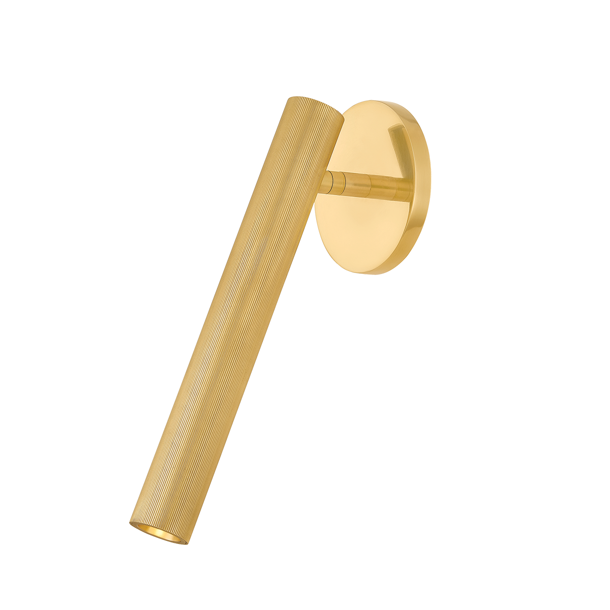 SIMEON Wall Sconce with Aged Brass Finish