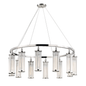 Marley Chandelier with Polished Nickel Finish