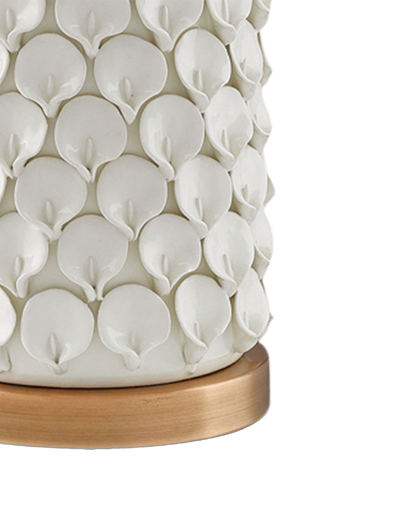 Calla Lily White Table Lamp