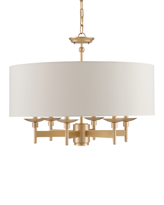 Bering Brass Semi-Flush Mount