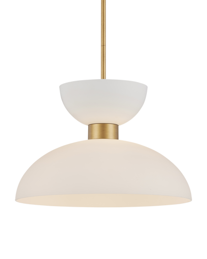 Zevio White Pendant