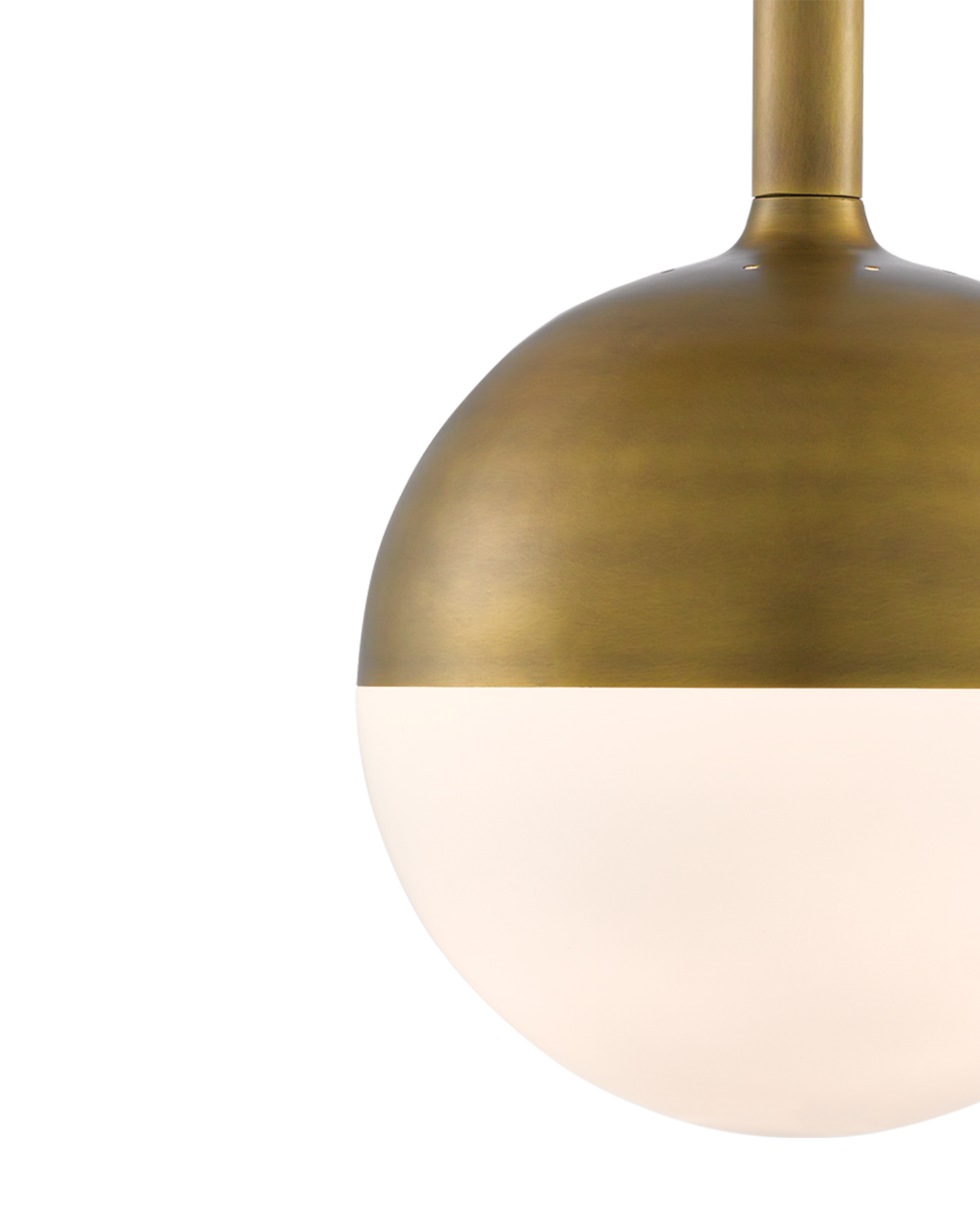 Moonward Brass Pendant