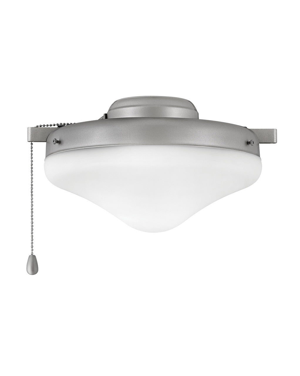 Light Kit Heirloom Glass - Brushed Nickel