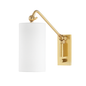 Wayne Wall Sconce with Aged Brass Finish