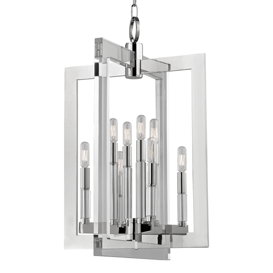 Wellington Pendant with Polished Nickel Finish