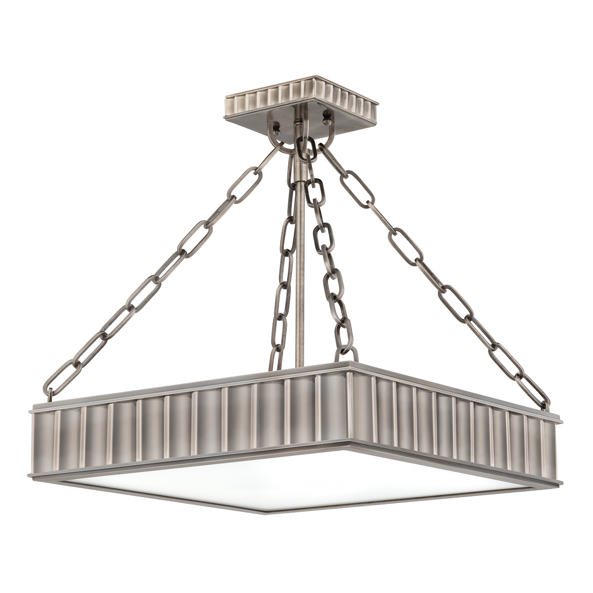 Middlebury Semi Flush with Historic Nickel Finish