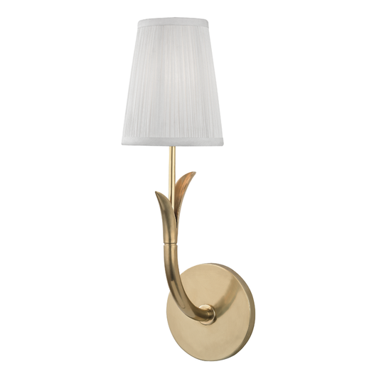 Deering Wall Sconce with Aged Brass Finish