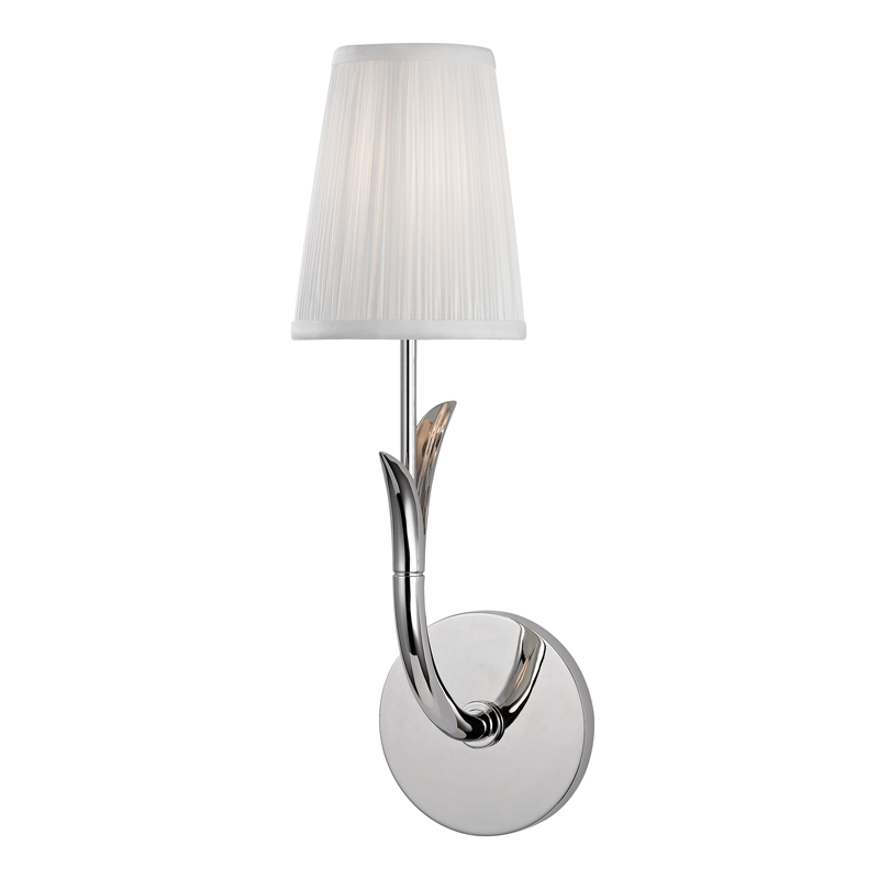 Deering Wall Sconce with Polished Nickel Finish