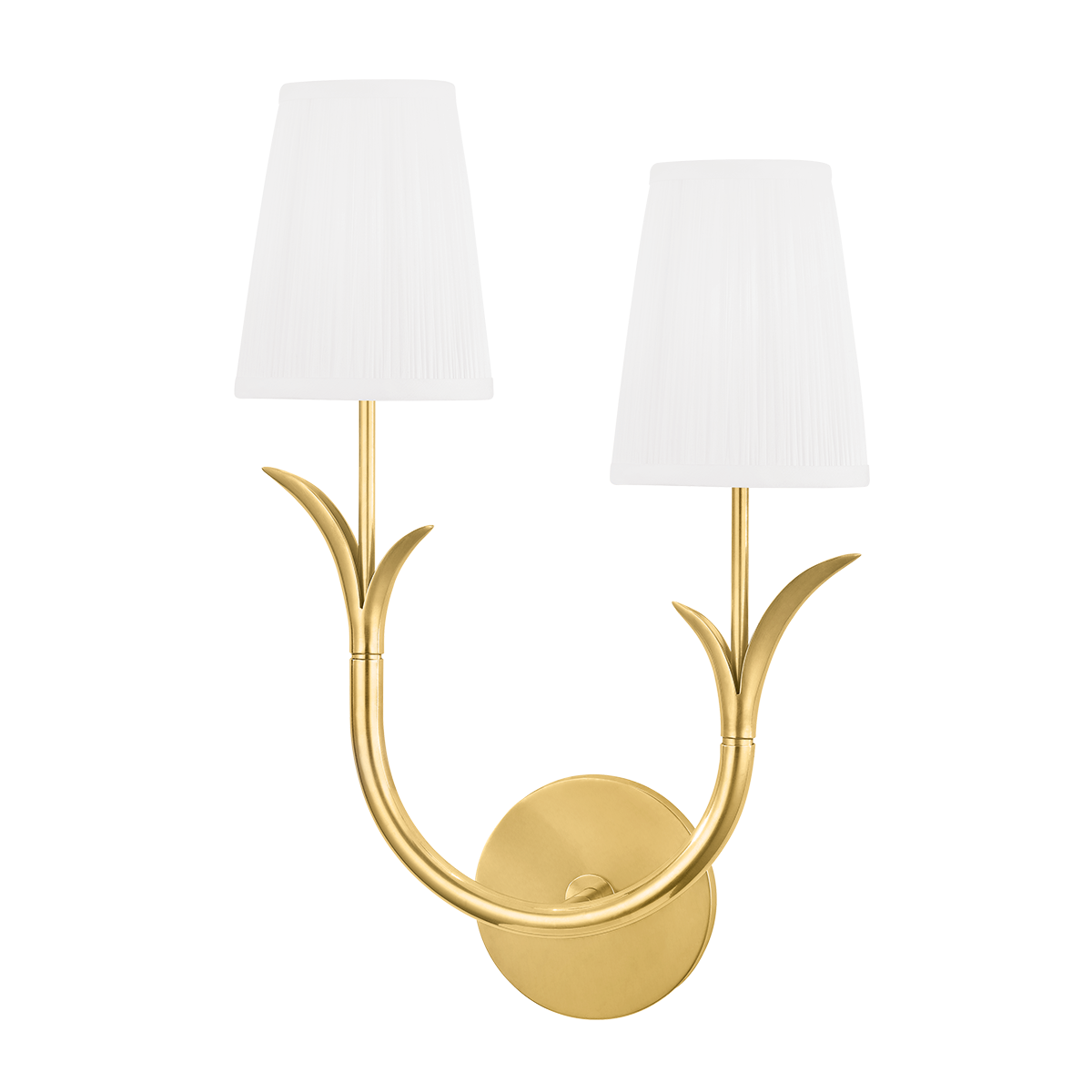 Deering Wall Sconce with Aged Brass Finish